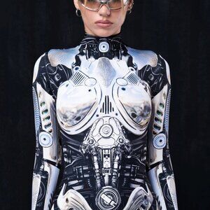 BADINKA - Warbot System 46 Costume (ROBOT) SMALL